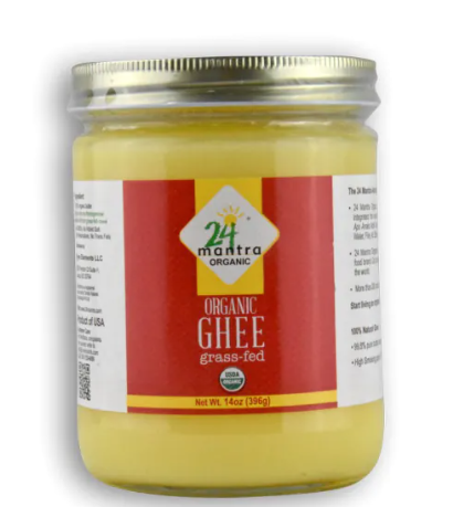 24 MANTRA ORGANIC Organic Cow Ghee 14 OZ